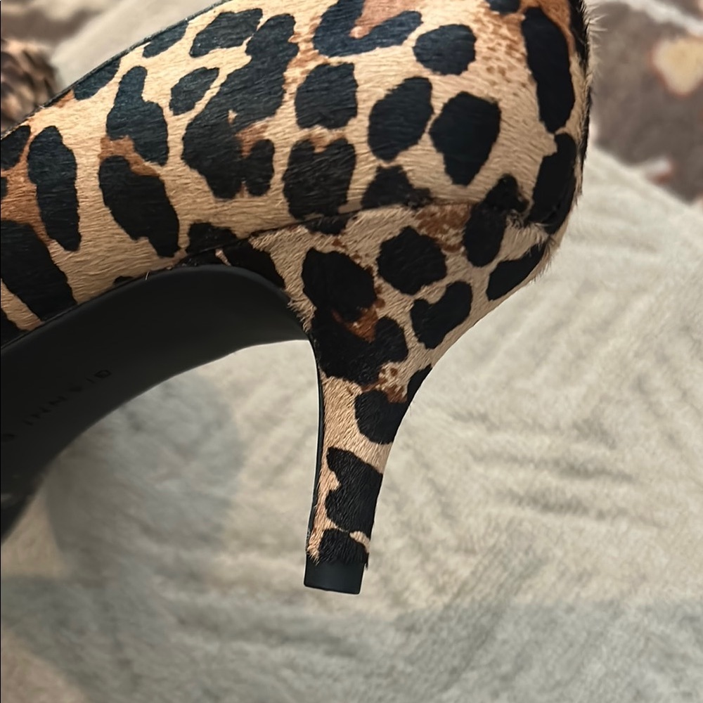 Gianni Bini leopard print calf skin heels sz 10 - Picture 5 of 5